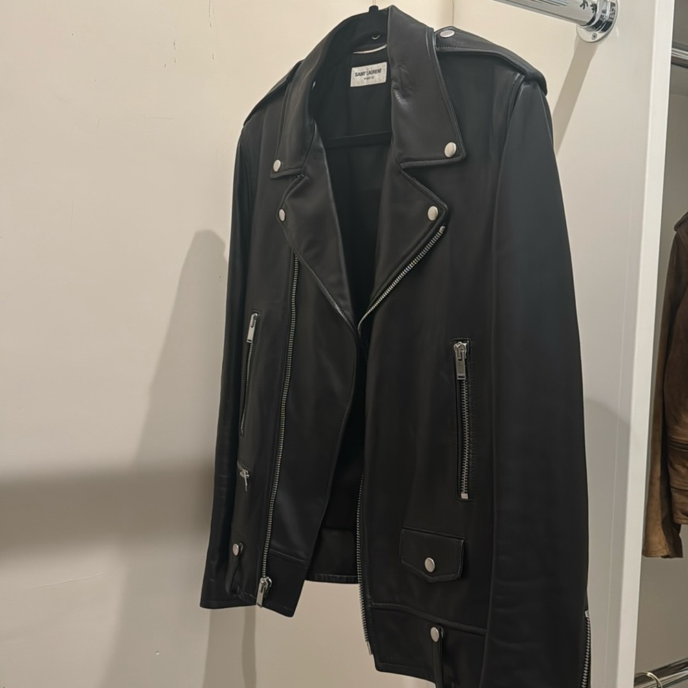 YSL leather jacket. Size 56